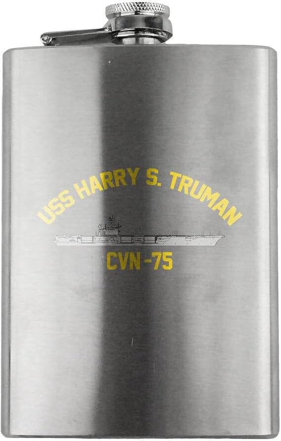 Navy Carrier Harry S. Truman CVN 75 8oz. Flask flask