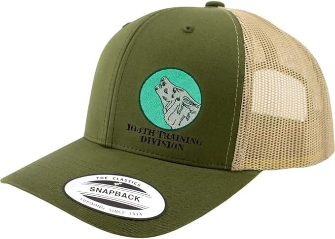 104th Training Division Snapback Trucker Cap - Multicam Hats and Caps Hat.0678