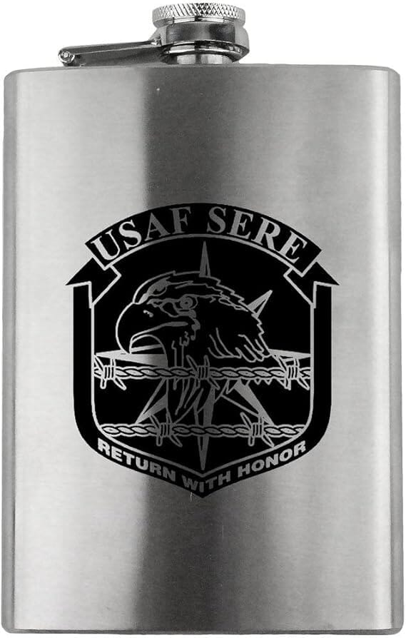 SERE Air Force Veteran 8oz. Flask flask