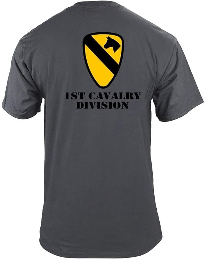 Army 1st Cavalry Division Full Color Veteran T-Shirt Shirts 18.066