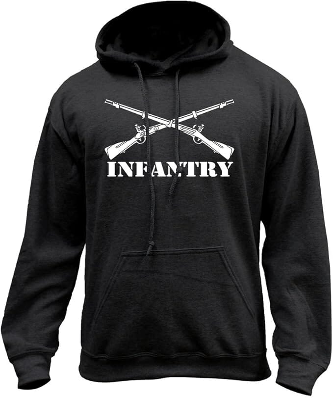 Army Infantry Branch Insignia Pullover Hoodie Hoodie 25.111