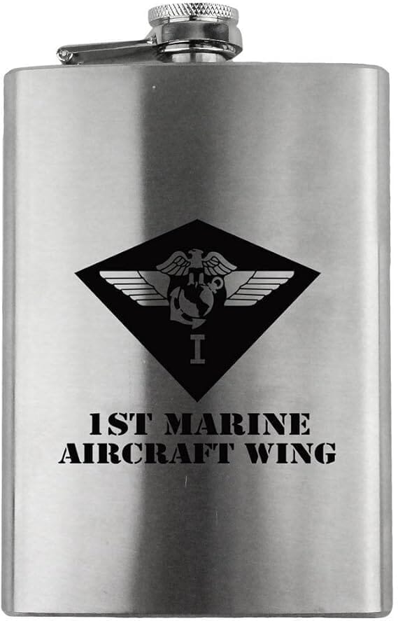1st Marine Aircraft Wing Subdued 8oz. Flask flask