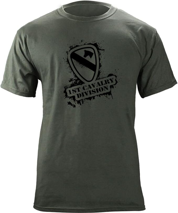 Army 1st Cavalry Division Stencil Style T-Shirt Shirts 16.866