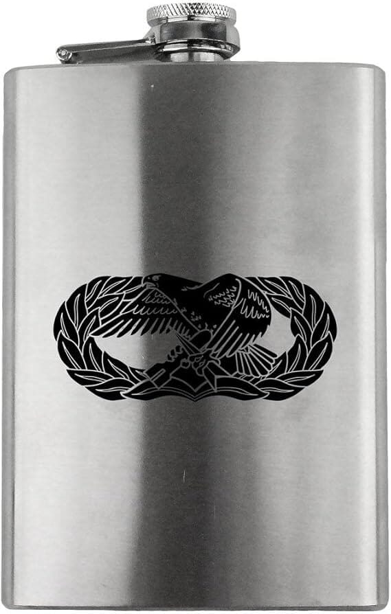 Maintenance Badge Air Force Veteran 8oz. Flask flask