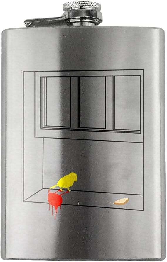 Original Marines Yellow Bird Cadence 8oz. Flask flask