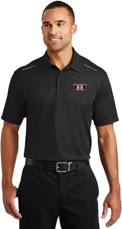 Afghanistan Campaign Veteran Embroidered Polo Shirts 31.306