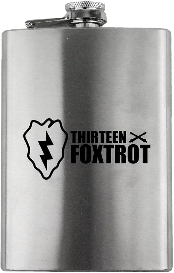 Army 25th Infantry Division 13 Foxtrot Veteran 8oz. Flask flask