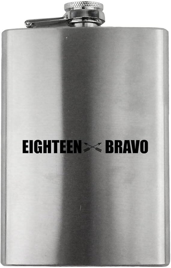 Army Special Forces Weapons MOS 18B Veteran 8oz. Flask flask