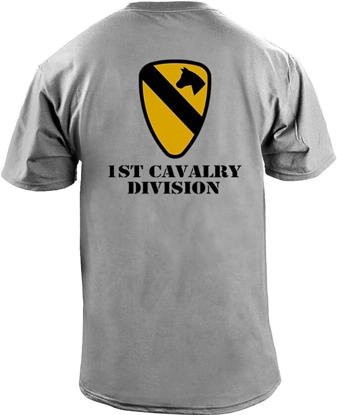 Army 1st Cavalry Division Full Color Veteran T-Shirt Shirts 13.266