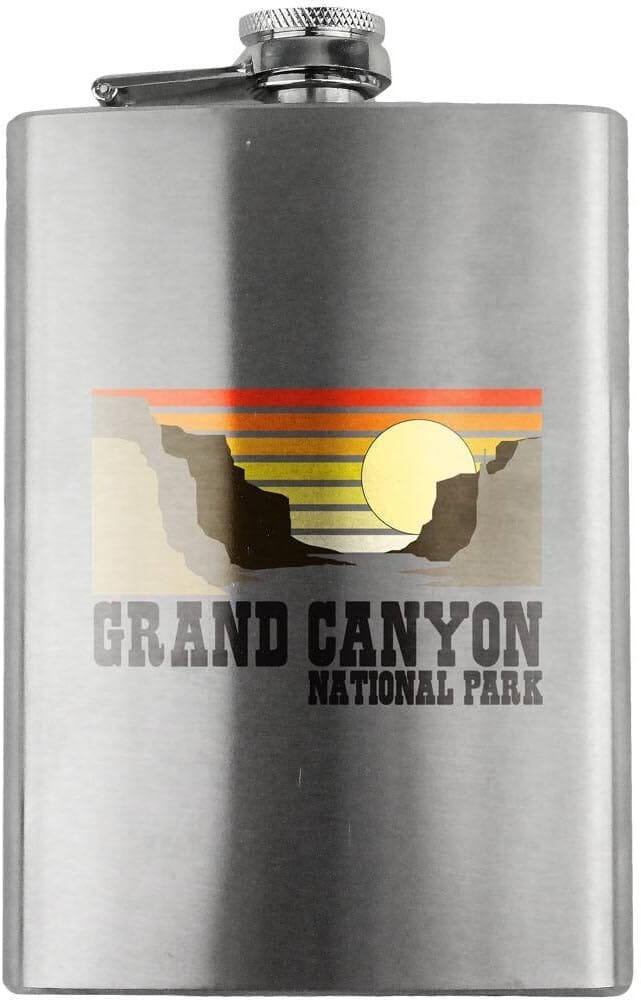Retro Grand Canyon National Park 80's 8oz. Flask flask