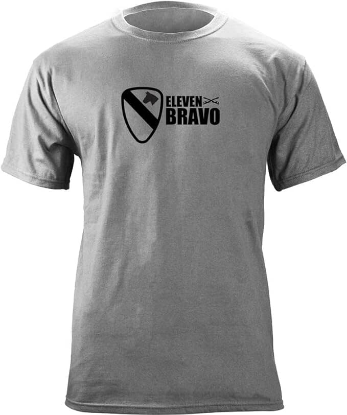 Army 1st Cavalry Division 11 Bravo T-Shirt Shirts 13.606