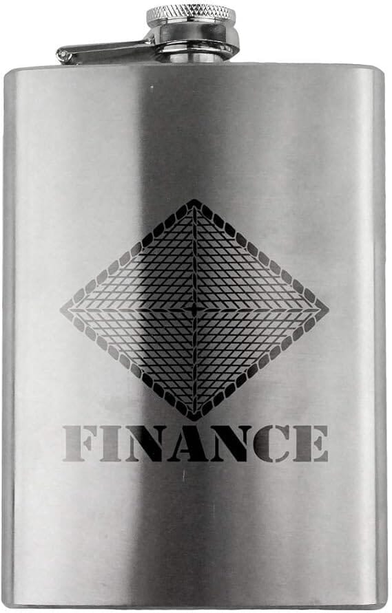 Army Finance Branch Military 8oz. Flask flask