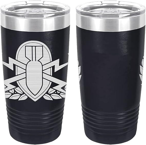 Army EOD Basic Badge Laser Engraved 20oz Tumbler Mugs LET.0138.N