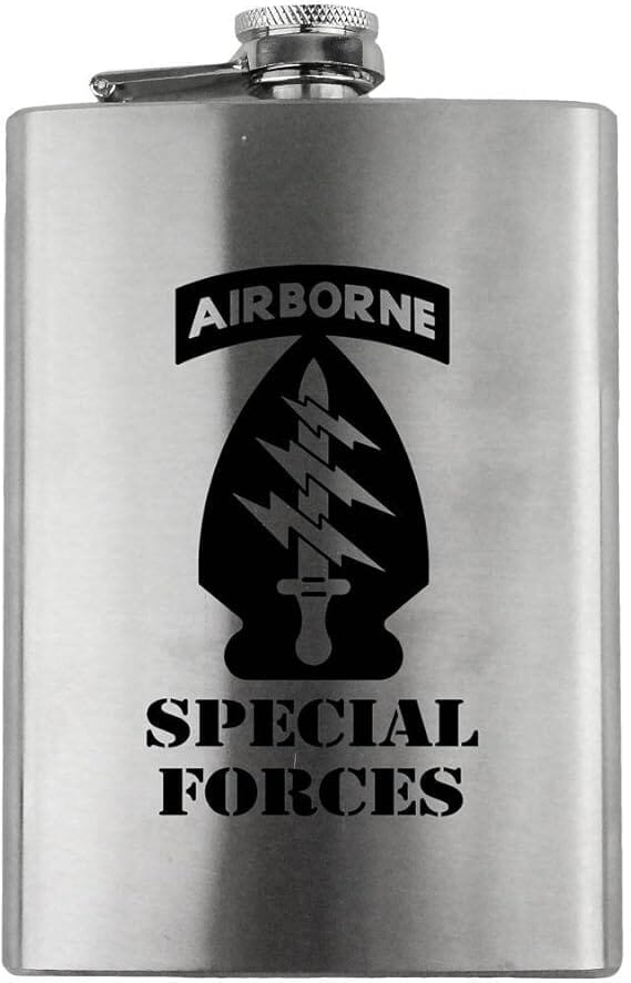 Army Special Forces Subdued 8oz. Flask flask