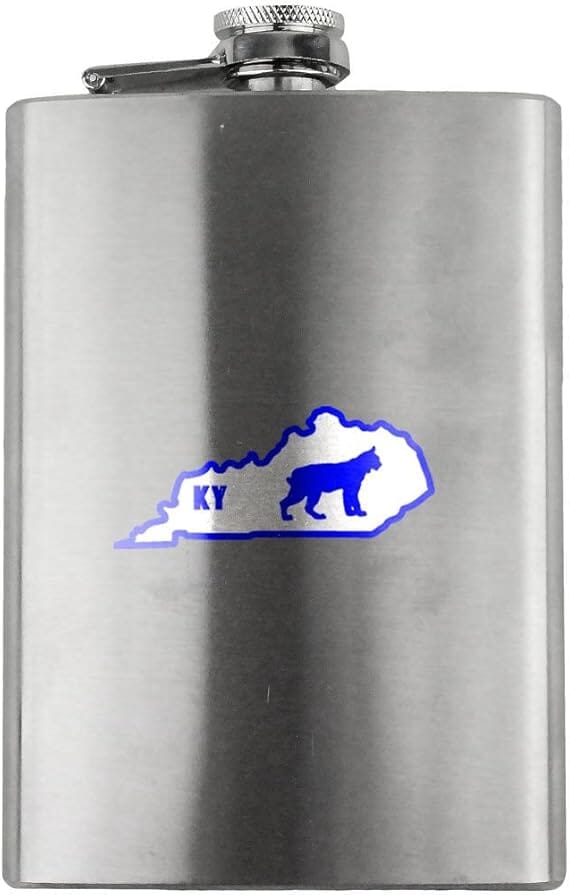 Original I Wildcat Kentucky Classic 8oz. Stainless Steel Flask flask