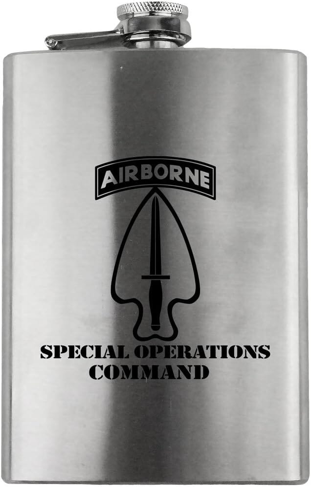 Army Special Operations Command Subdued 8oz. Flask flask