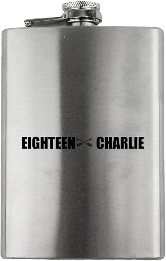 Army Special Forces Engineer MOS 18C Veteran 8oz. Flask flask