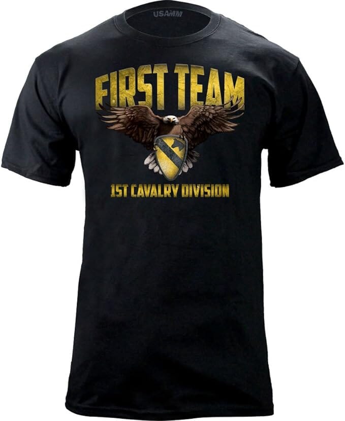 Original 1st Cavalry First Team Graphic T-Shirt Shirts 26.871