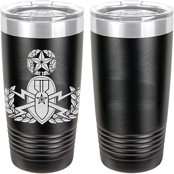 Army EOD Master Badge Laser Engraved 20oz Tumbler Mugs LET.0136.B