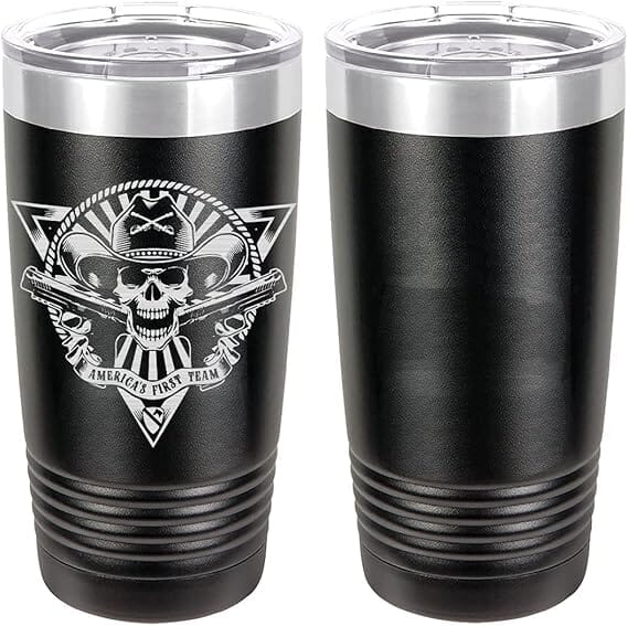 America's First Team Cavalry Laser Engraved 20oz Tumbler Mugs LET.0157.B