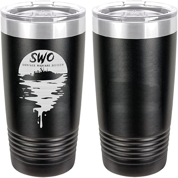 Surface Warfare Officer (SWO) Laser Engraved 20oz Tumbler Mugs LET.0173.B