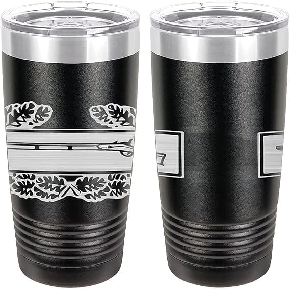 Combat Infantryman Badge Laser Engraved 20oz Tumbler Mugs LET.0130.B