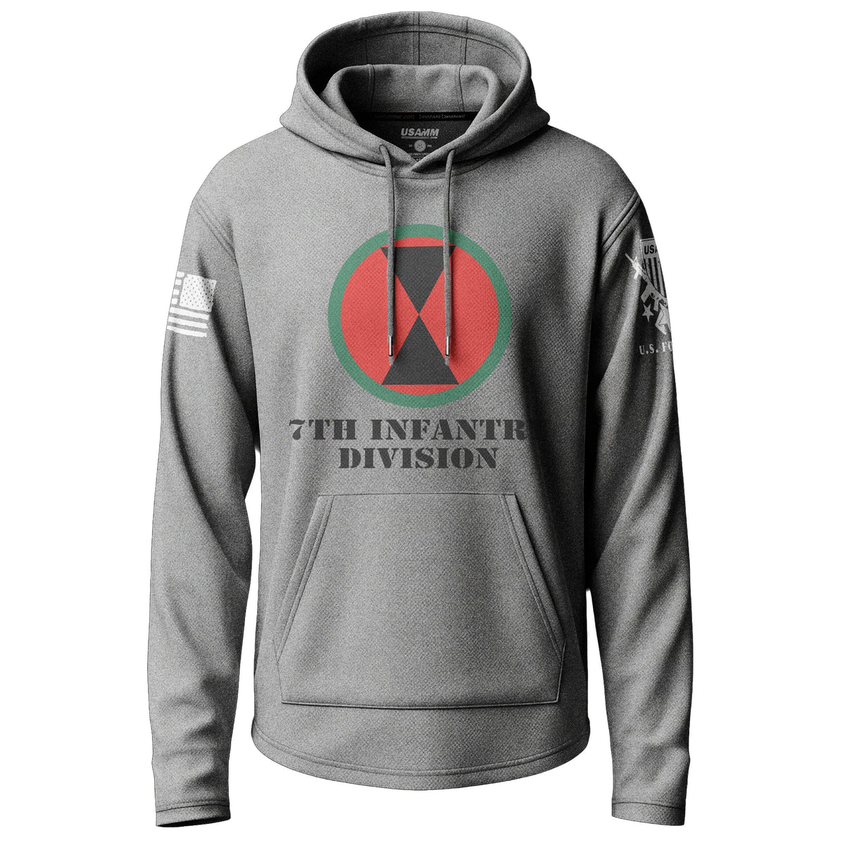 7th Infantry Division Graphic Lightweight Hoodie Lightweight Hoodie 90274-S-HG-THIN