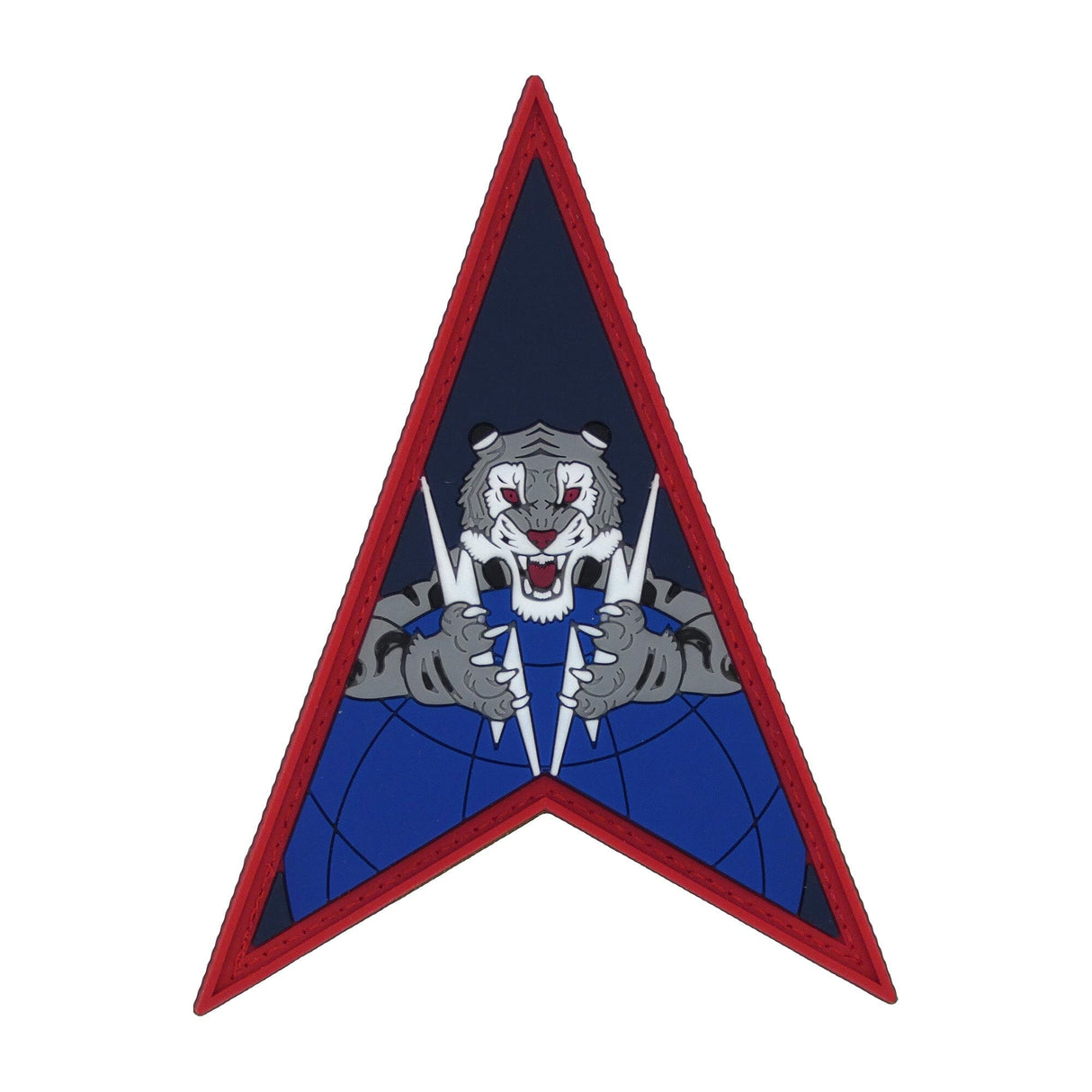 Space Force PVC Patch - Space Delta 5 Red Border Patches