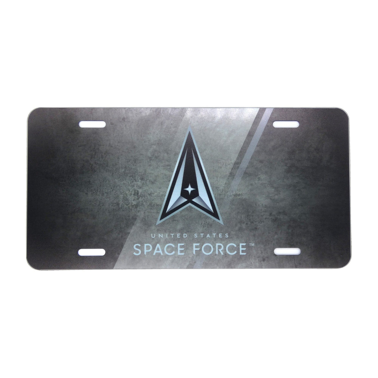Space Force Diagonal Decorative License Plate License Plates