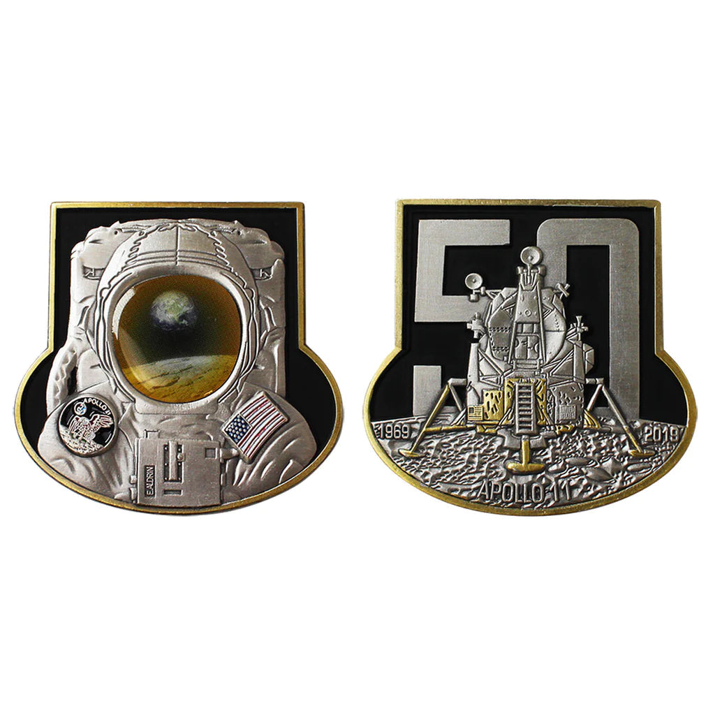 Navy Apollo 11 50Th Anniversary Coin Challenge Coins