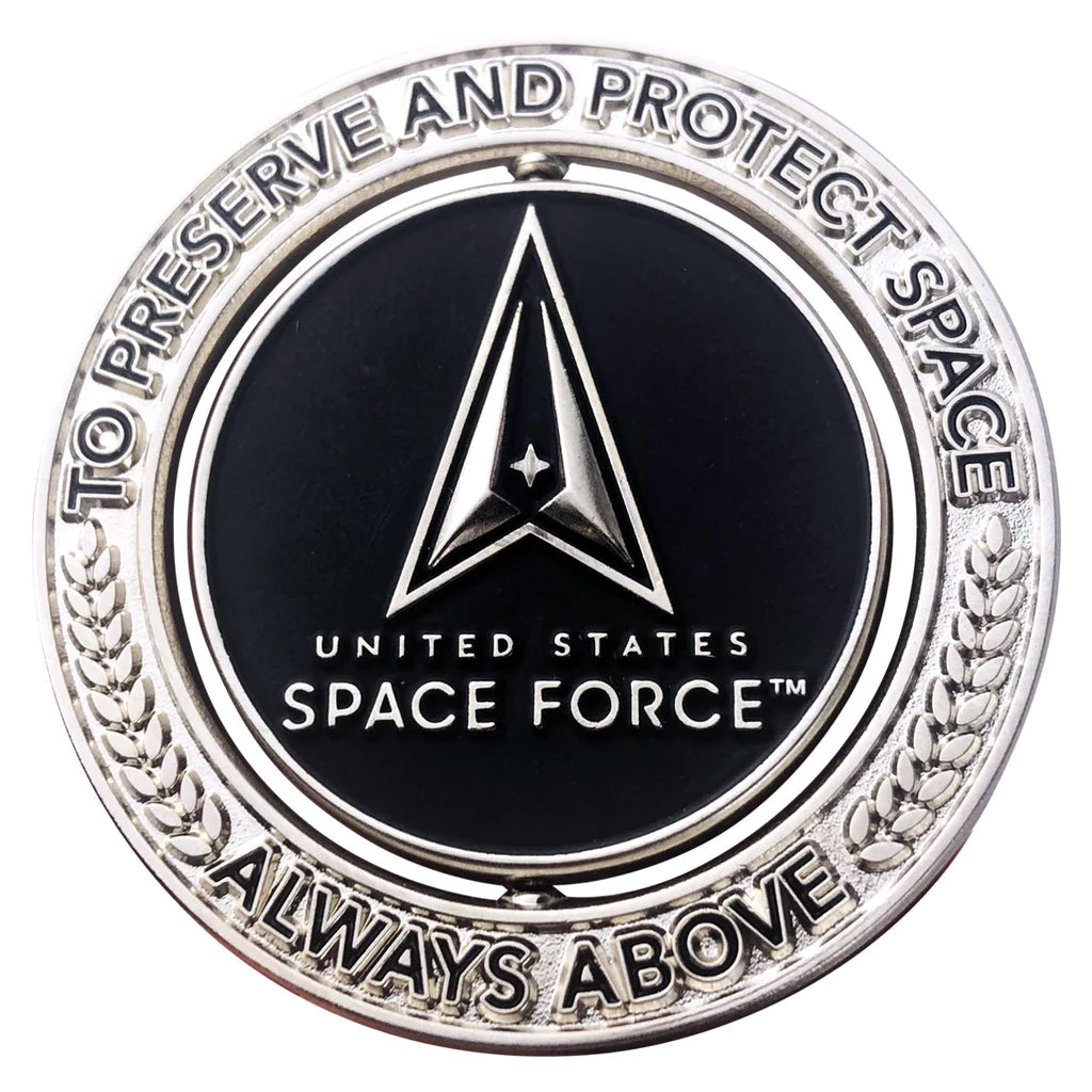 2" Spinner US Space Force Coin Challenge Coins