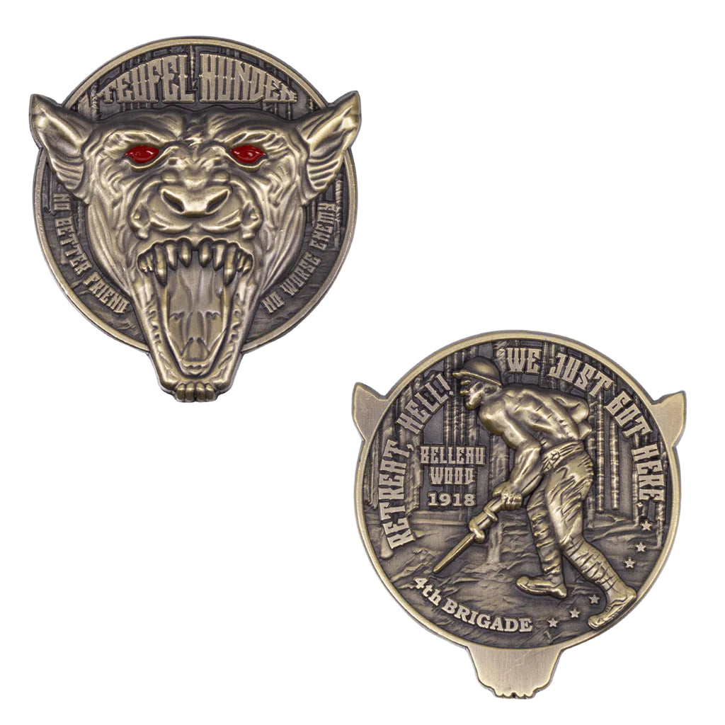 2 Inch Teufel Hunden Devil Dog Coin Challenge Coins