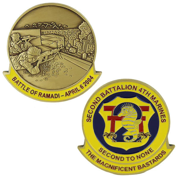 1-3/4" Battle Of Ramadi W/Sleeve Coin Challenge Coins