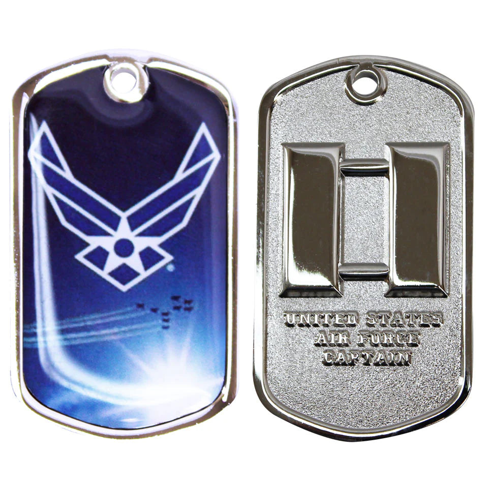 1 3/4" Air Force Captain coin with PVC sleeve coin Challenge Coins