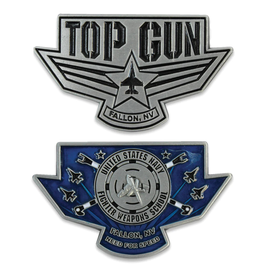 Top Gun Shield Coin Challenge Coins