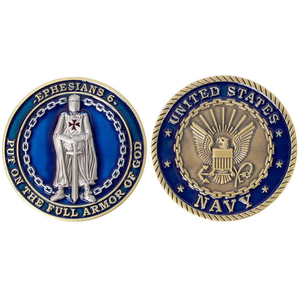 2 Inch Ephesians Put On The Full Armor Of God Magnet Coin Challenge Coins