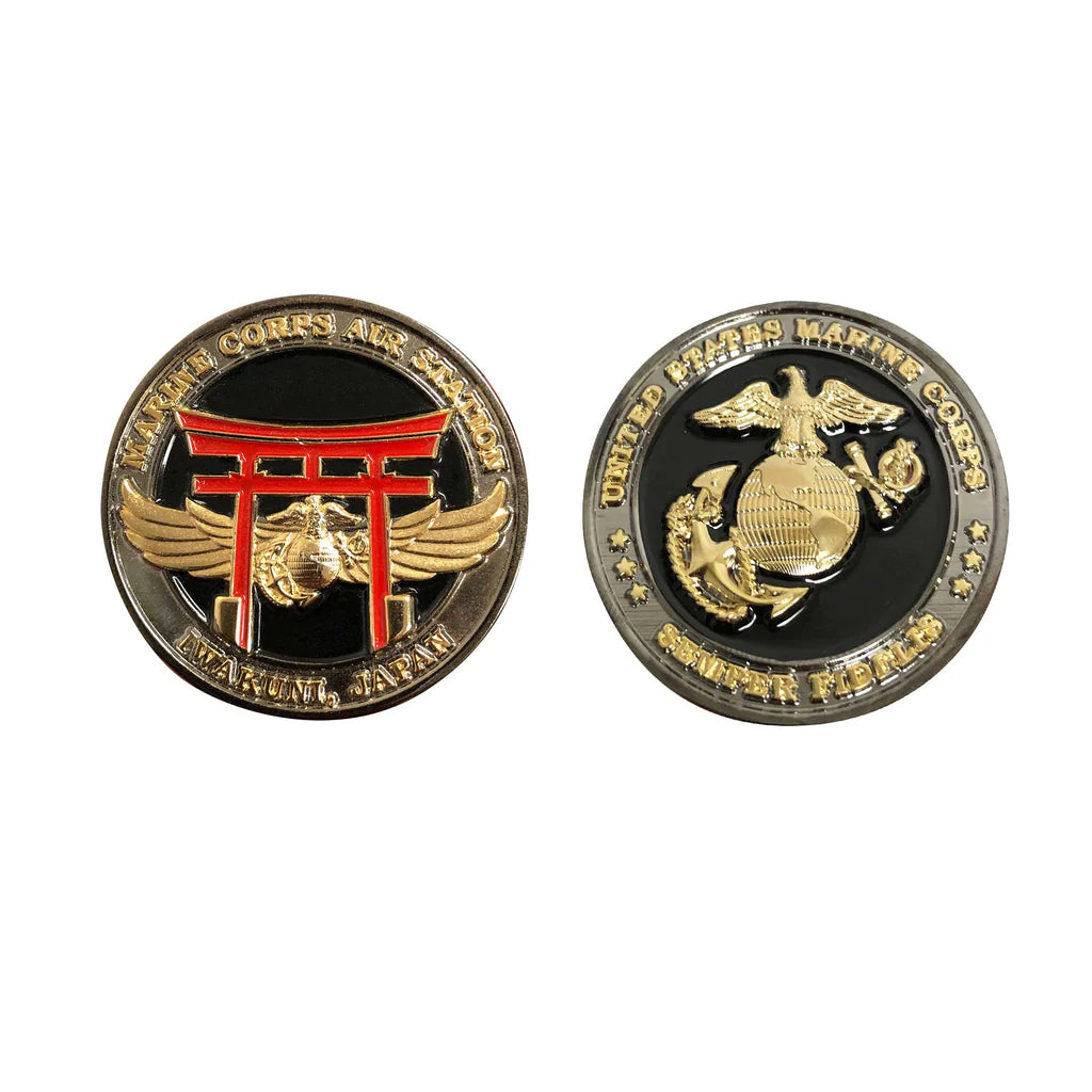 1.75" Iwakuni Base Coin Challenge Coins