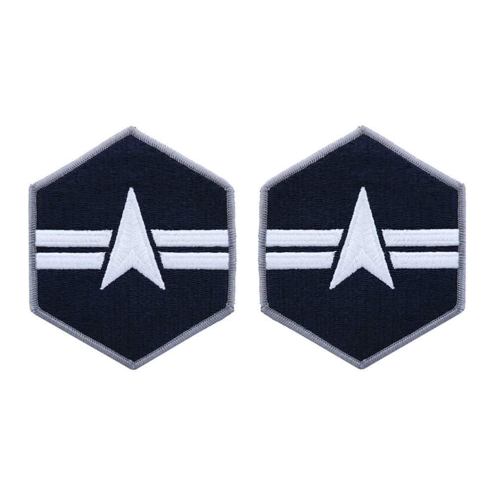 Space Force Chevron Embroidered Enlisted Rank - Small Size Rank 86062