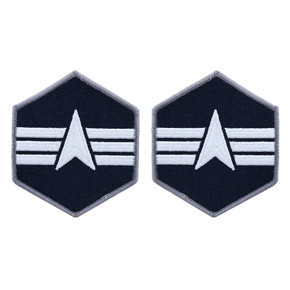 Space Force Chevron Embroidered Enlisted Rank - Small Size Rank 86063