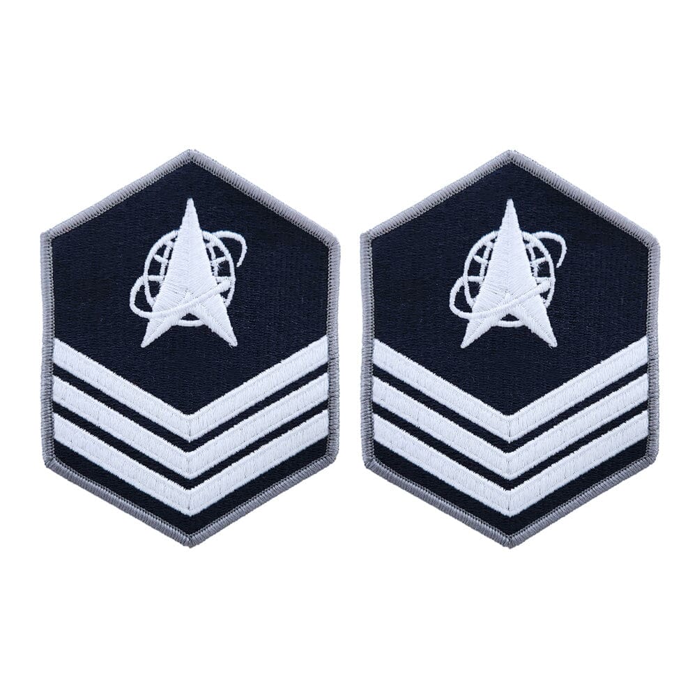 Space Force Chevron Embroidered Enlisted Rank - Small Size Rank 86064