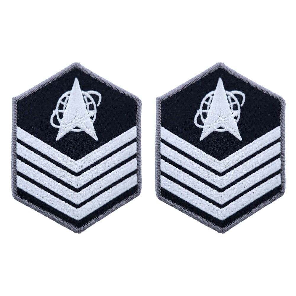 Space Force Chevron Embroidered Enlisted Rank - Small Size Rank 86065