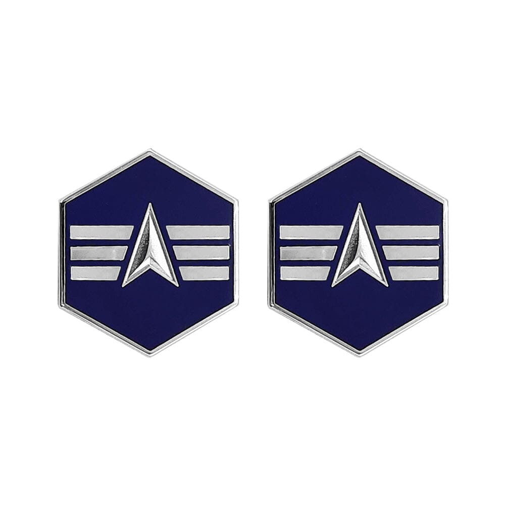 Space Force Metal Chevron Enlisted Rank Rank 86074