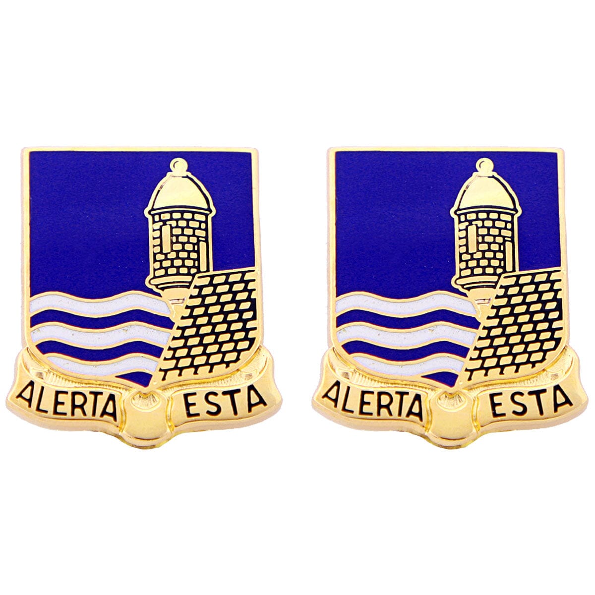 296th Infantry Regiment Unit Crest (Alerta Esta) Army Unit Crests