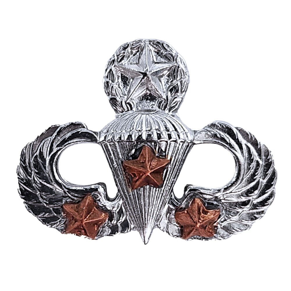 Army Miniature Master Parachutist Badge with Combat Stars Badges 86181