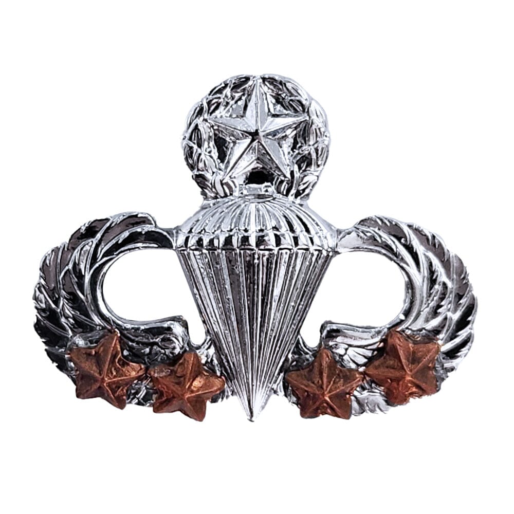 Army Miniature Master Parachutist Badge with Combat Stars Badges 86182