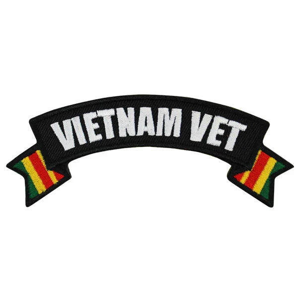 Vietnam Vet Scroll Patch Patches and Service Stripes