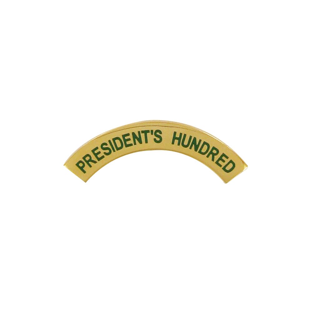 President's Hundred Metal Tab