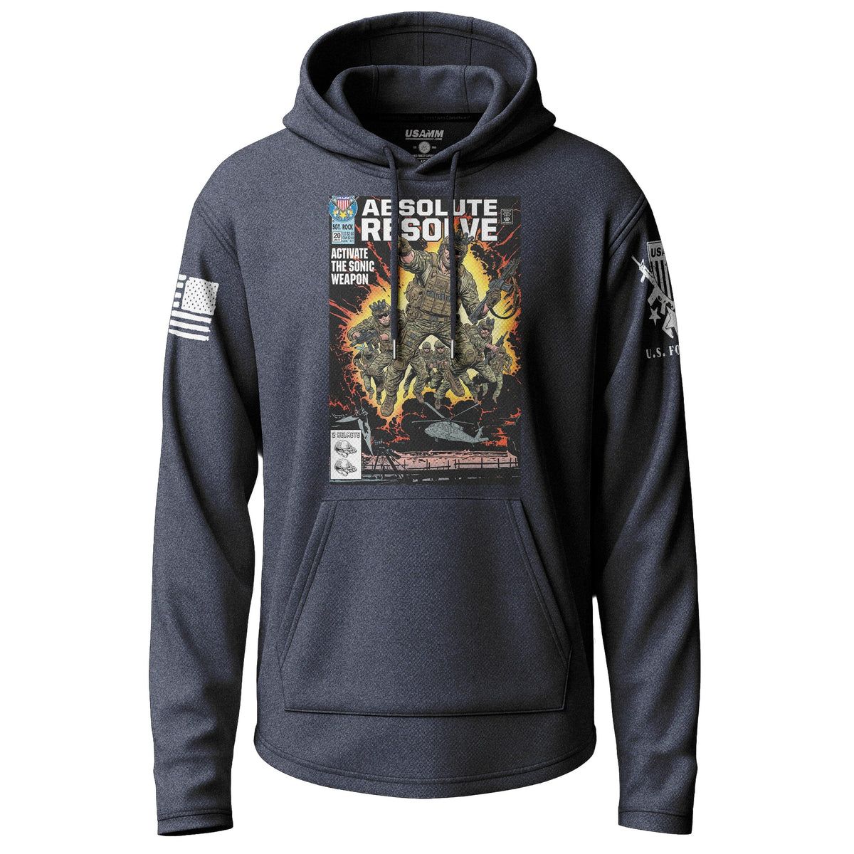 Absolute Resolve Lightweight Hoodie Lightweight Hoodie 90019-S-NAVY-THIN