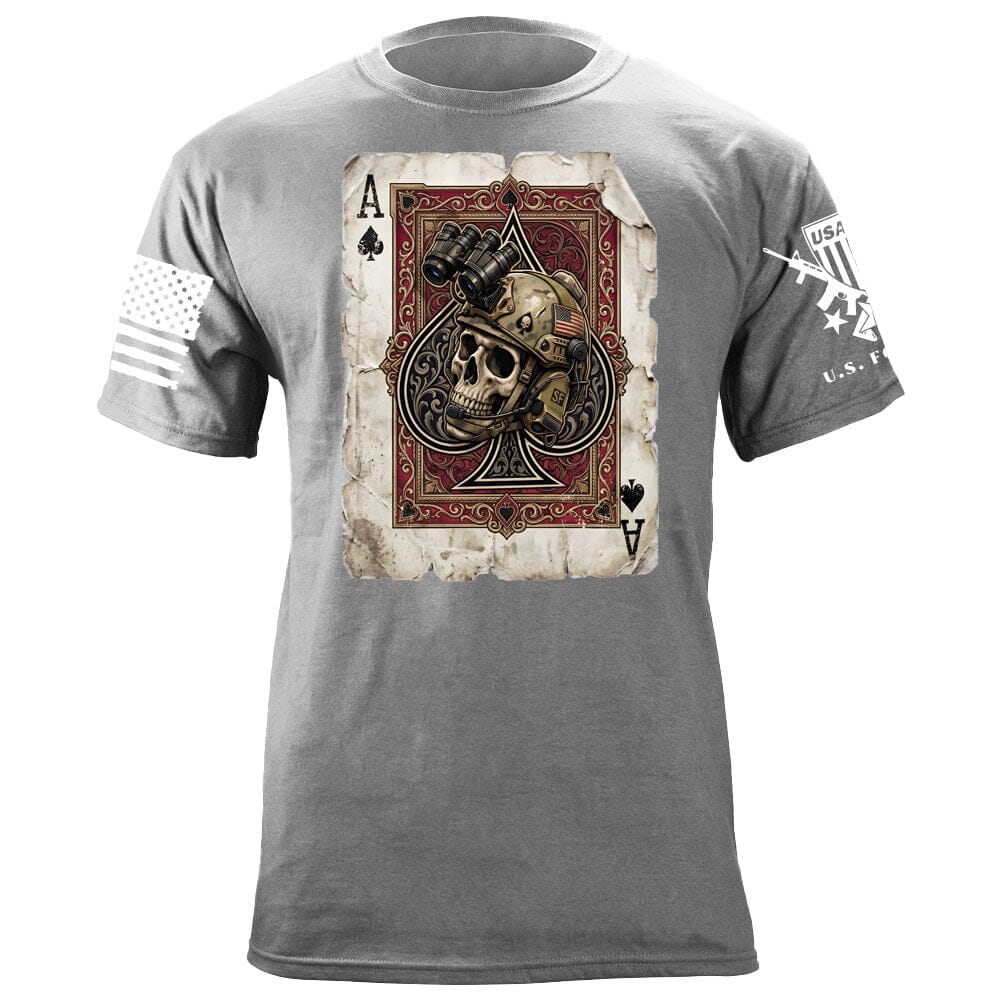 Ace of Spades Skull T-Shirt Shirts 88192-S-HG