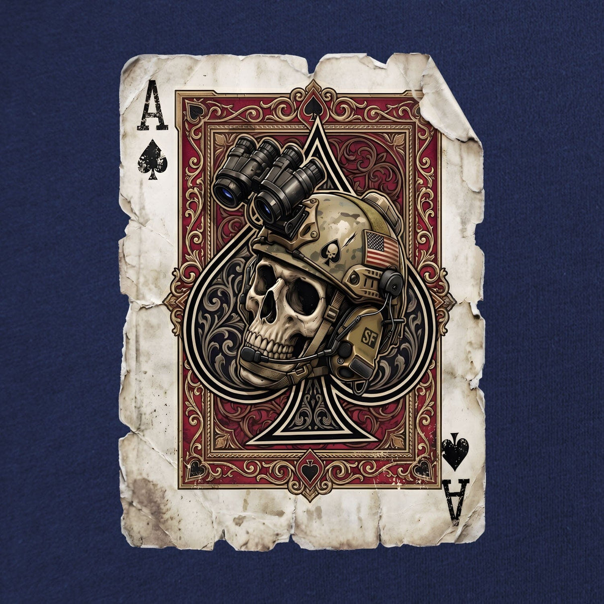 Ace of Spades Skull T-Shirt Shirts